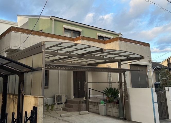 【名古屋市】K様邸　外壁塗装・屋根カバー工事